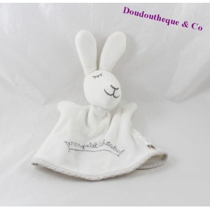 Doudou puppet rabbit DPAM my little white 21 cm theater