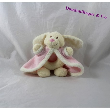 Sonaglio case coniglio del bianco mondo Bell rosa fiori 15 cm Sonaglio case coniglio del bianco mondo Bell rosa fiori 15 cm