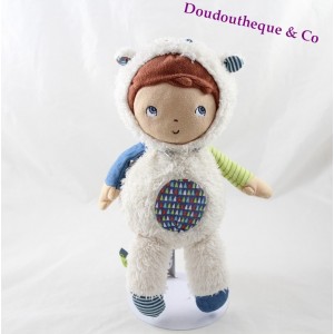 Plush doll Gaston ORCHESTRA disguised as sheep Prémaman 28 cm