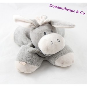 Plüsch Esel NATTOU grau weiß Cappuccino Doudou 20 cm