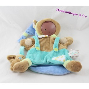 Doudou puppet Bunny BLANKIE and company faces of doudou DC2408