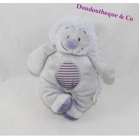 Doudou Merlin Igel NOUKIE 'S Arthur und Merlin blau grau 14 cm