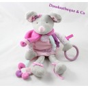 Activities Perly stuffed mouse Don and company pink purple gray 30 cm