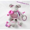 Activities Perly stuffed mouse Don and company pink purple gray 30 cm