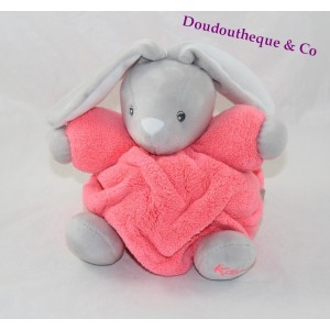 Doudou Kaninchen KALOO Neon pink Neon grau Feder 20 cm