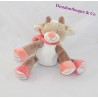 Cow plush NATTOU the Zamis pink rattle Bell 17 cm