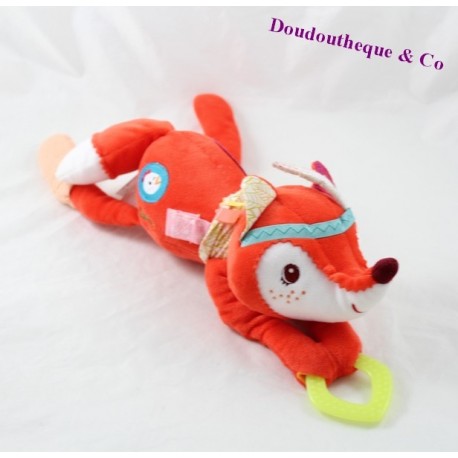 Stuffed Fox LILLIPUTIANS Indian awakening orange Bell 30 cm