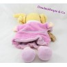 Muñeca muñeco rosa frazada y compañía de las doncellas de doudou 25 cm