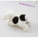 Tareas de historia de Doudou conejo de abrazo de oso blanco negro 17 cm