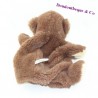 Doudou puppet bear CREATIONS DANI brown beige 24 cm