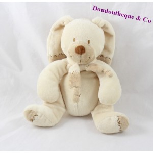 Plüsch Kaninchen Bastien KIABI Kreuz beige 36 cm