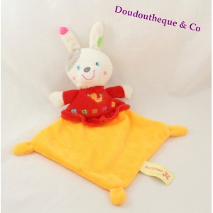 DouDou coniglio piatto pulcino diamante arancione rosso 35 cm NICOTOY