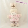 Hase NICOTOY Plüsch rosa ABC 22 cm