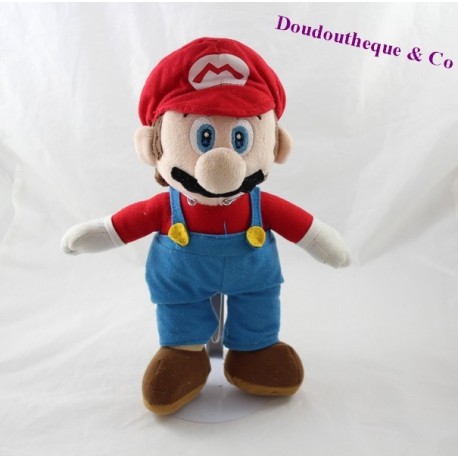 Plüsch Overall Mario NINTENDO Super Mario Cap rot blau 32 cm