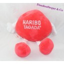 Peluche publicitaire fraise tagada HARIBO rouge blanc 30 cm