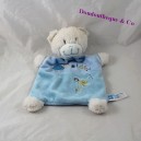 Doudou plat ours TEX BABY tortue Hide and Seek 25 cm