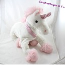 MAX & SAX magico cavallo bianco unicorno rosa peluche 45 cm