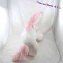 Peluche licorne MAX & SAX cheval magique blanc rose 45 cm