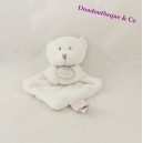 Mini-Bären Doudou DOUDOU und Firma weiße Vertbaudet 15 cm