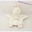 Doudou puppet Bunny BLANKIE and company Calidoux nature white