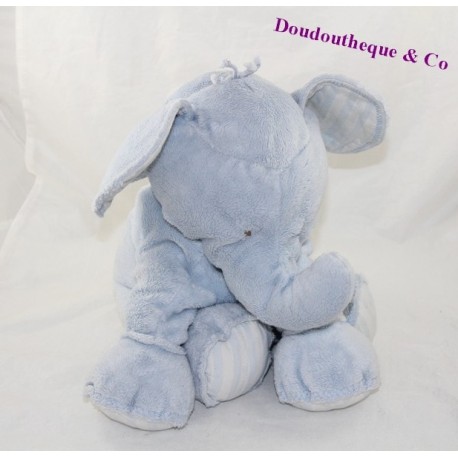 Plüsch Ferdinand 35 cm blau Brot und Schokolade Elefant