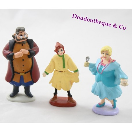 Ensemble 3 figurines Anastasia FOX 97 GTI Anya Sophie et Vladimir
