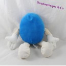 Plush blue chocolate candy M & me S official World 25 cm