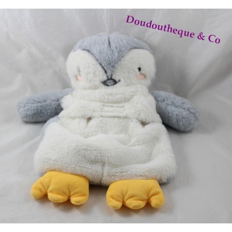 Peluche Chat Gris et blanc ETAM Range Pyjama ou bouillotte