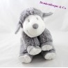 Peluche mouton NICOTOY gris blanc yeux brodés Simba Toys 25 cm