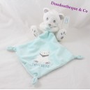 Blankie bear handkerchief SIMBA TOYS BENELUX Sweet Dream White bear blue 14 cm
