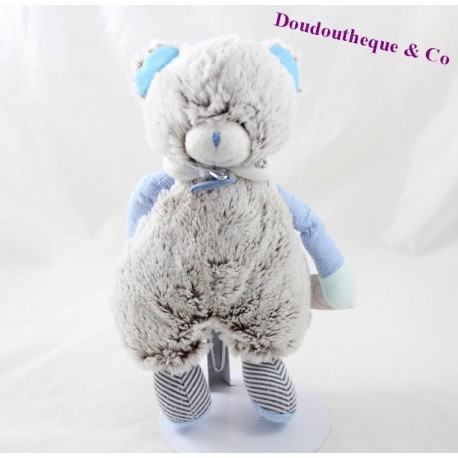 Doudou Bär DOUDOU ET COMPAGNIE Les Choupidoux gris bleu DC2762 25 cm