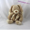 Doudou Hase NICOTOY Bastien braun Beige 27 cm