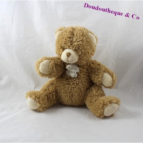 Teddy Bär Geschichte Bär Beige sitzen Haare lang 20 cm Teddy Bär Geschichte Bär Beige sitzen Haare lang 20 cm
