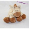 NOUKIE'S Zimbo zebra plush and orange bandana 26 cm