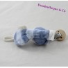 Tie lollipop racoon NOUKIE es William and Henry Teat nipple blue 21 cm