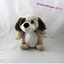 Doudou dog DOUDI brown white 21 cm