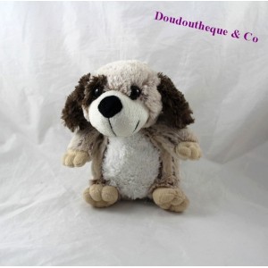 Doudou Hund DOUDI Braunweiß 21 cm