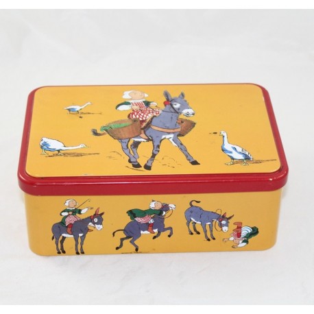 Box metal snipe IMAGE EDITION donkey sugar box or cake box