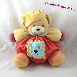 Doudou budderball Bär kaloo Pop Pocket Löwenkopf rot 25 cm