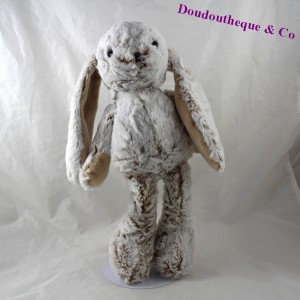 Rabbit plush KSD grey beige long hair 37 cm