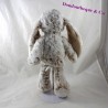 Kaninchen Plüsch KSD graue beige lange Haare 37 cm