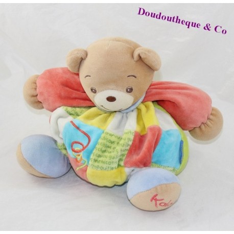 Doudou budderball bear kaloo patchwork serpentine craptail 21 cm