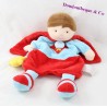 Boy Puppet Cuddly Toy, CUDDLY TOY AND COMPANY Super Hero Red Blue 31 cm