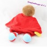 Cuddly puppet boy DOUDOU and company Super Heroes red blue 31 cm
