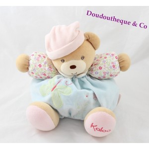 DouDou orso grasso braccio di KALOO Liliblue farfalla fiorito 25cm