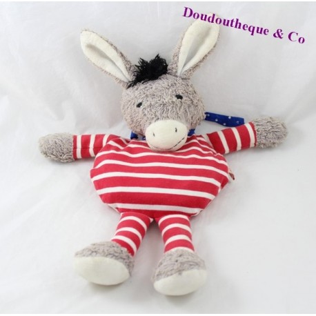 Doudou Esel KATHE KRUSE Kirschkerne rote Warmwasserflasche 32 cm