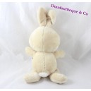 Plush rabbit Carréblanc wink square white beige 32 cm