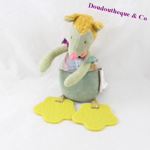 Doudou Rasseln Wolf Moulin ROTY tartempois Glockenring von Tränken 21 cm