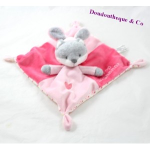 Flat plush Fox SIMBA TOYS disguised as rabbit too cute... pink 22 cm