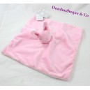 Flat blankie rabbit PRIMARK pink star baby comforter